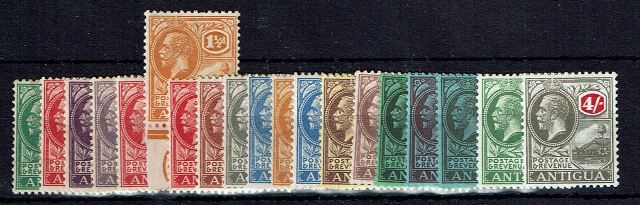 Image of Antigua SG 62/80 MM British Commonwealth Stamp